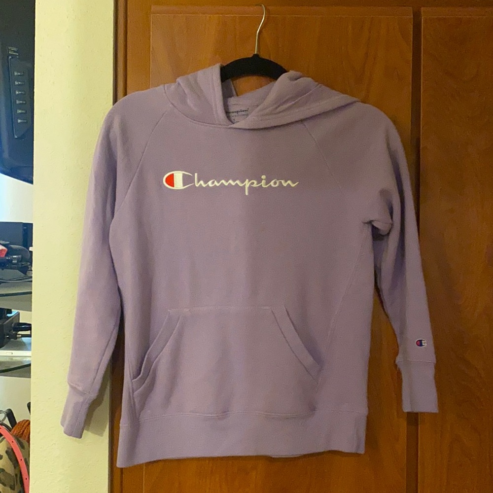 Large girls champion hoodie